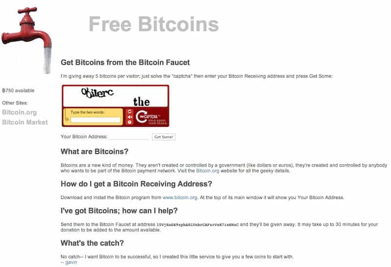 Oriģināls Bitcoin jaucējkrāns