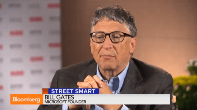 Billas Gatesas kalba apie Bitcoin