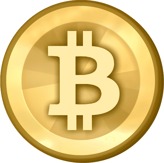 Gráfico básico de moneda Bitcoin