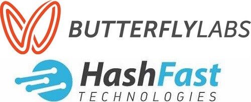 BFL ir „Hashfast“ logotipai
