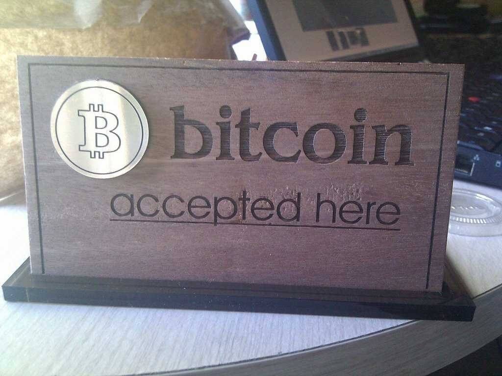 Bitcoin geaccepteerd