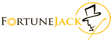 Fortune Jack balts logotips