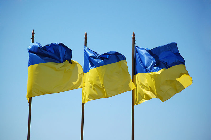 Oekraïense_vlaggen